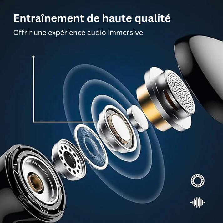 Ecouteurs Bluetooth à écran Tactile Intelligent (PROMOTION -40%)