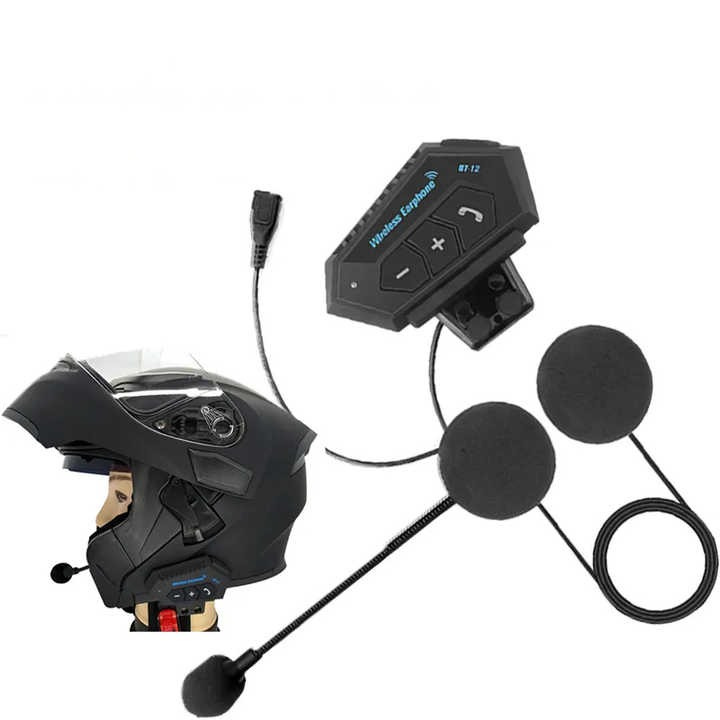 Casque Bluetooth Pour Moto Avec Microphone