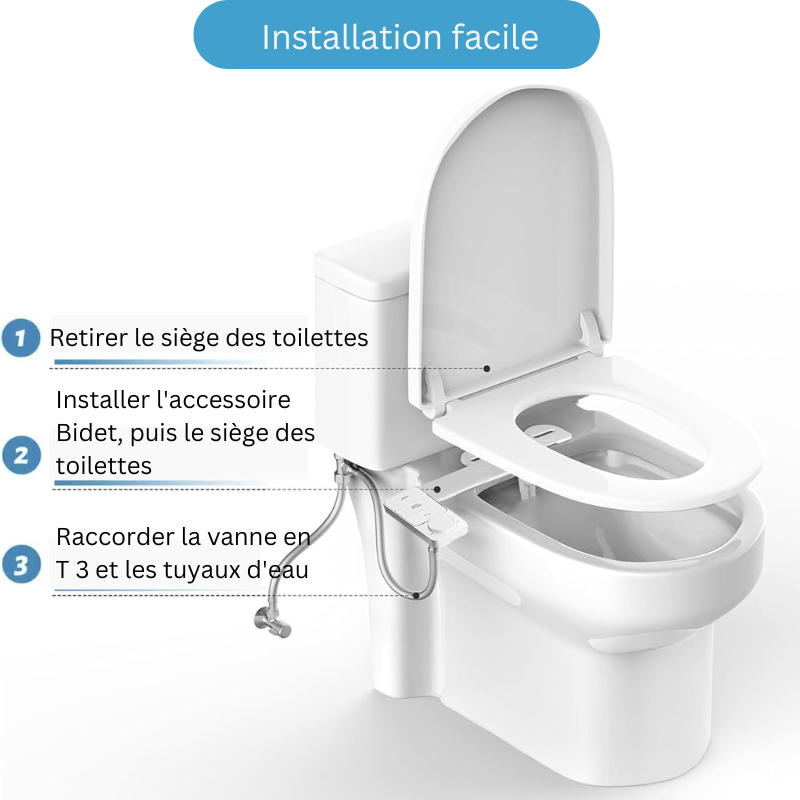 Bidet Non Électrique pour Pulvérisateur d'eau de Toilette