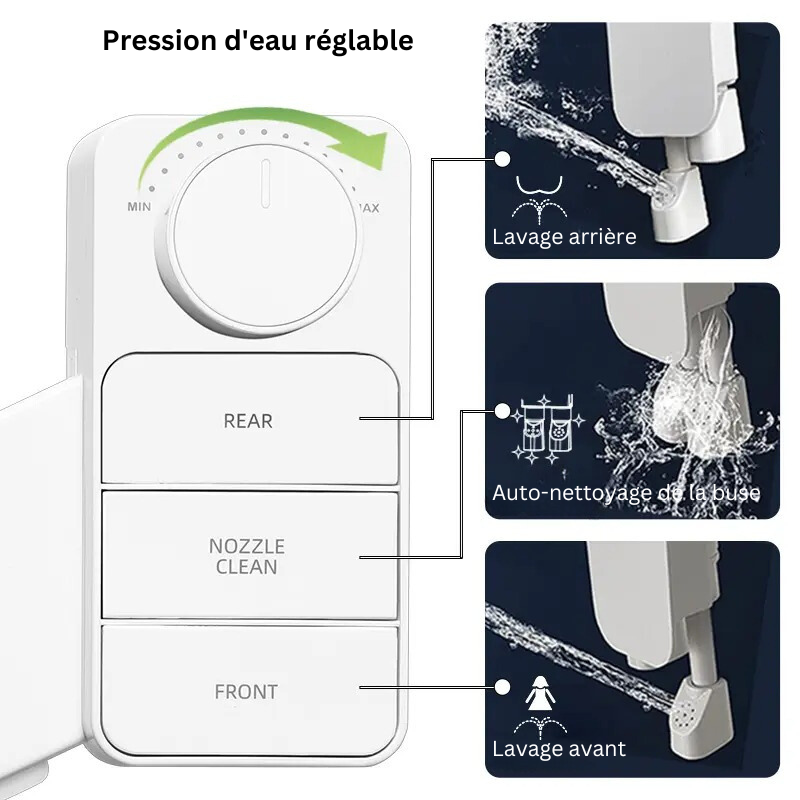 Bidet Non Électrique pour Pulvérisateur d'eau de Toilette