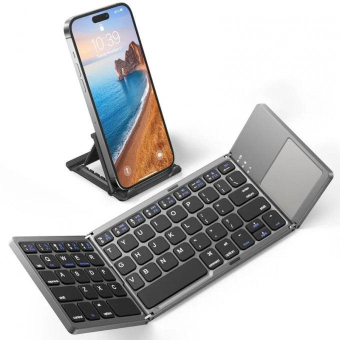 Clavier Bluetooth pliable avec pavé tactile