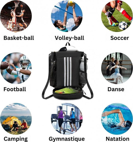 Sac à Dos de Sport Multifonctionnel