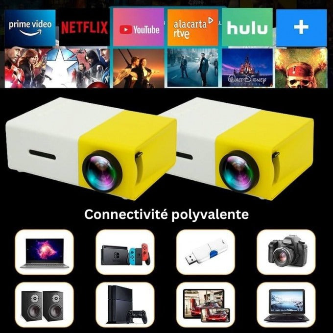 Micro-projecteur LED Home HD Mini Portable